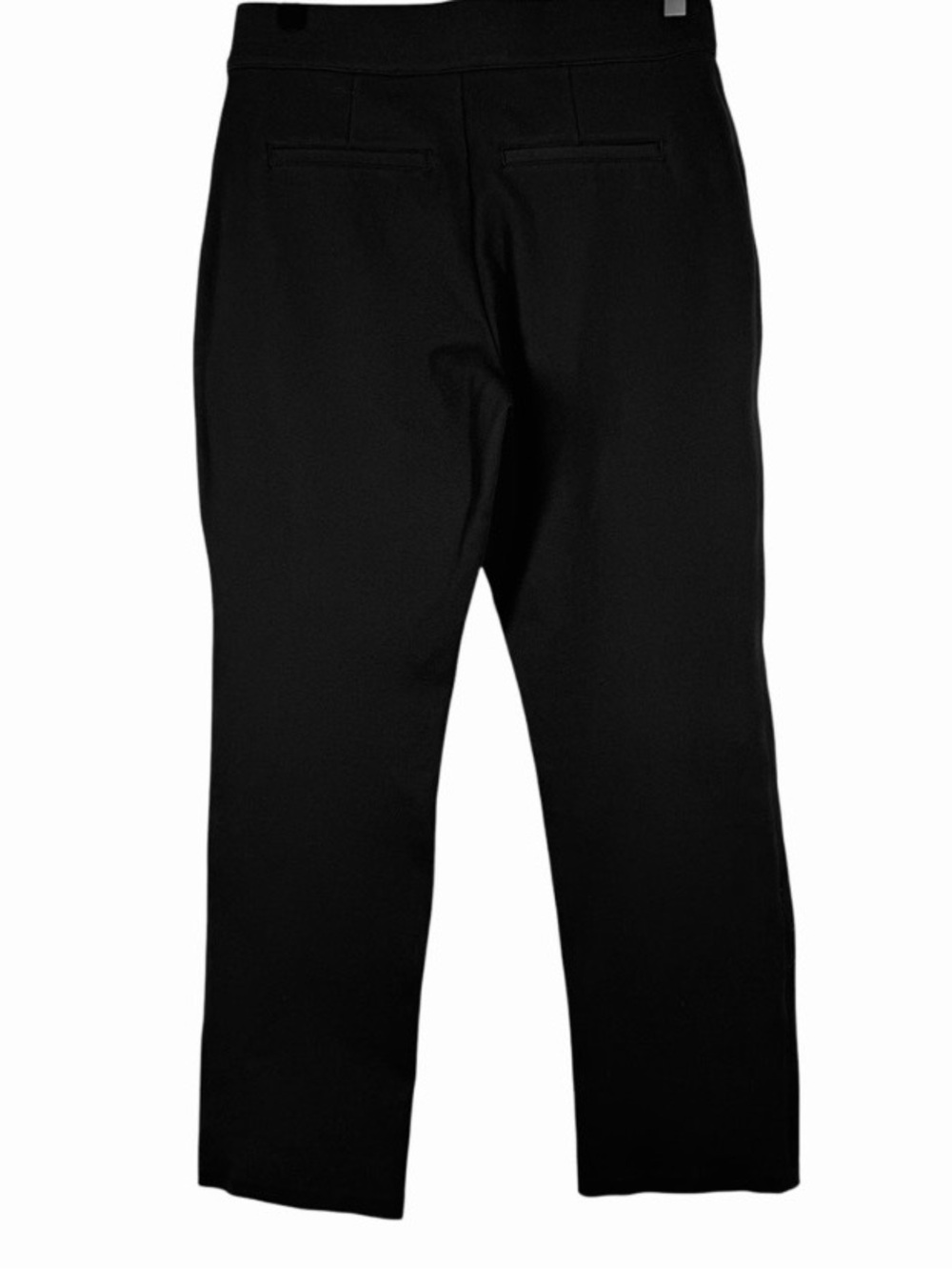 SPANX Black Ponte Slim Straight Pants Large Smooth Perfect Fit 20254R Like New - Picture 8 of 13